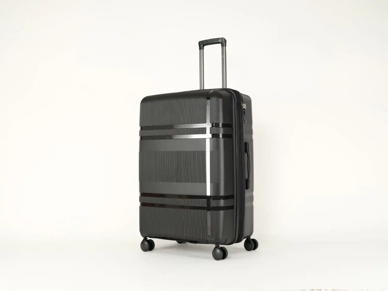 Βαλίτσες Σκληρές Άθραυστες Επεκτάσιμες Cardinal (PP) μεσαία μεγάλη 2017/60/70 μαύρο