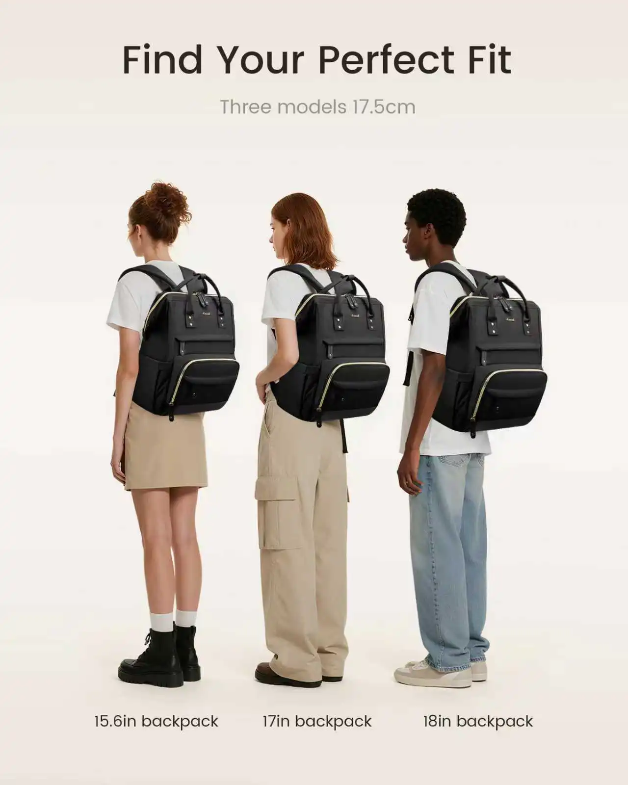 Γυναικείο Σακίδιο Φορητού Υπολογιστή Lovevook 15,6'' MB2046 Black