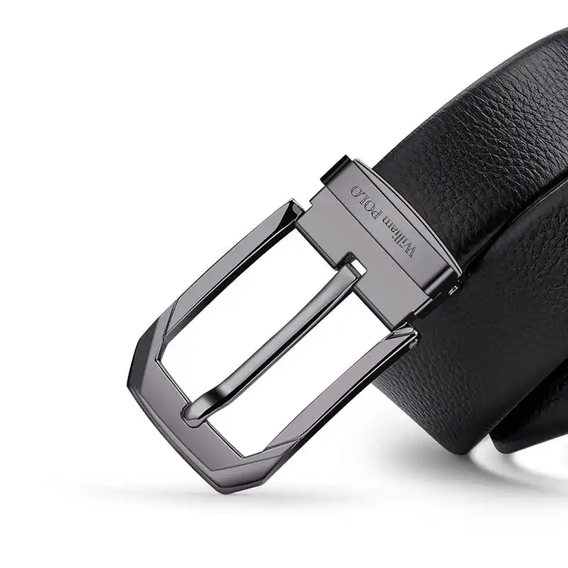 Ανδρική Ζώνη Δερμάτινη William Polo 20523P gun - 1-15cm