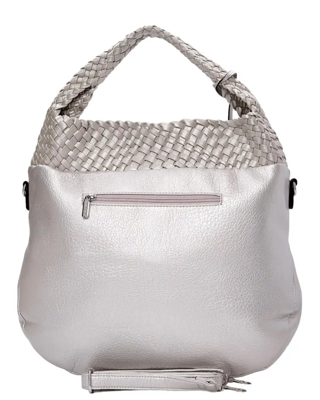 Τσάντα ώμου BY-31418 - Ασημί