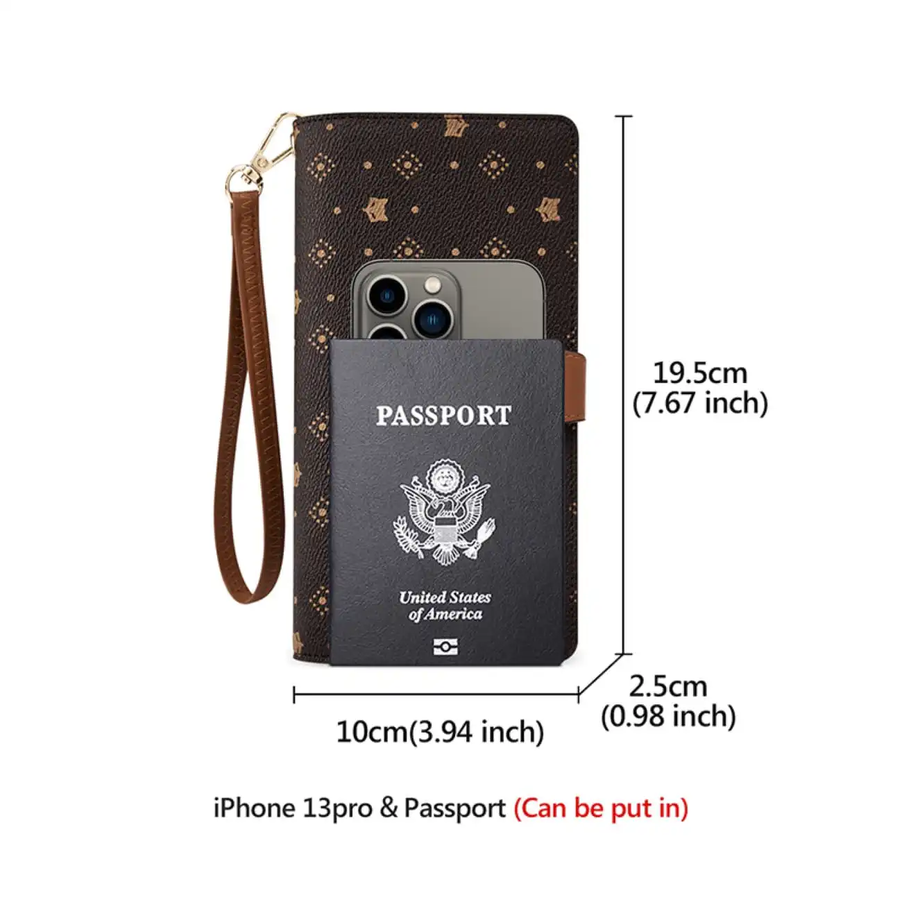 Γυναικείο PVC πορτοφόλι Foxer 2161013F καφέ