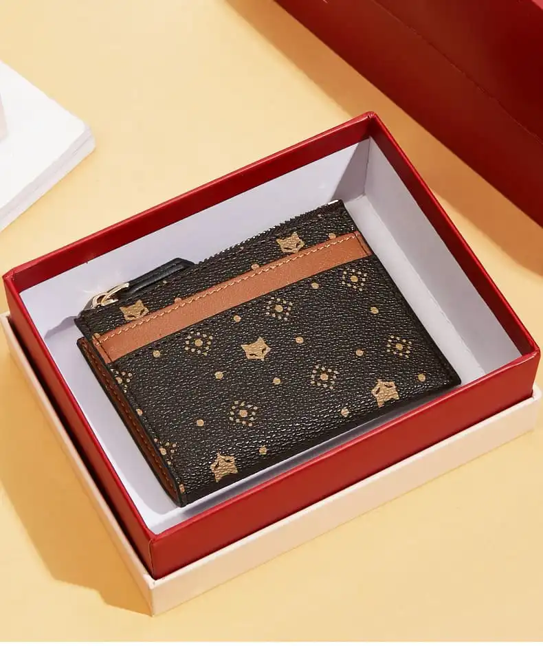 Γυναικείο πορτοφόλι/καρτοθήκη PVC Foxer 2161015F καφέ