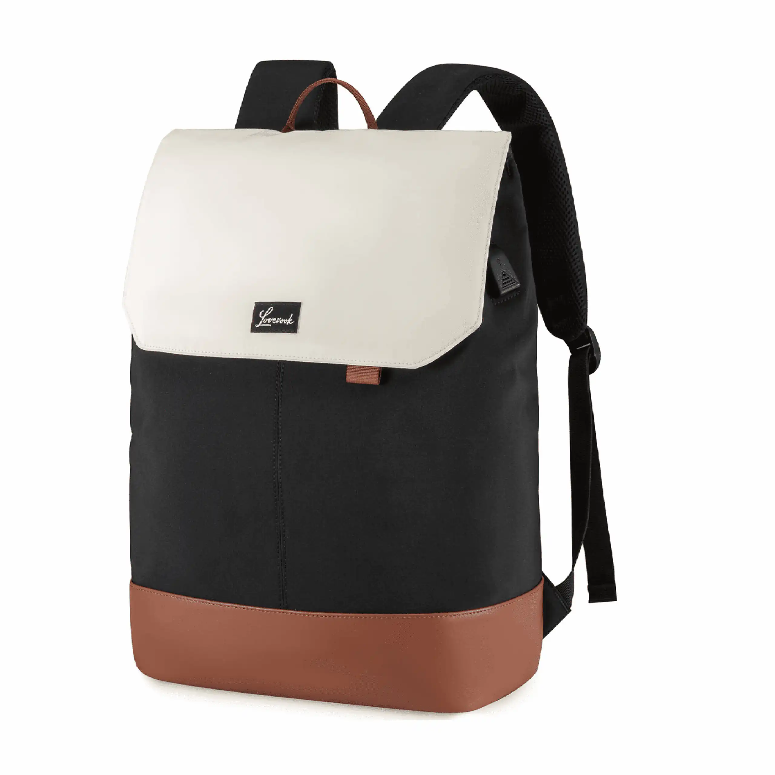 Γυναικείο Σακίδιο Φορητού Υπολογιστή Lovevook 15,6” MB2187 black/beige