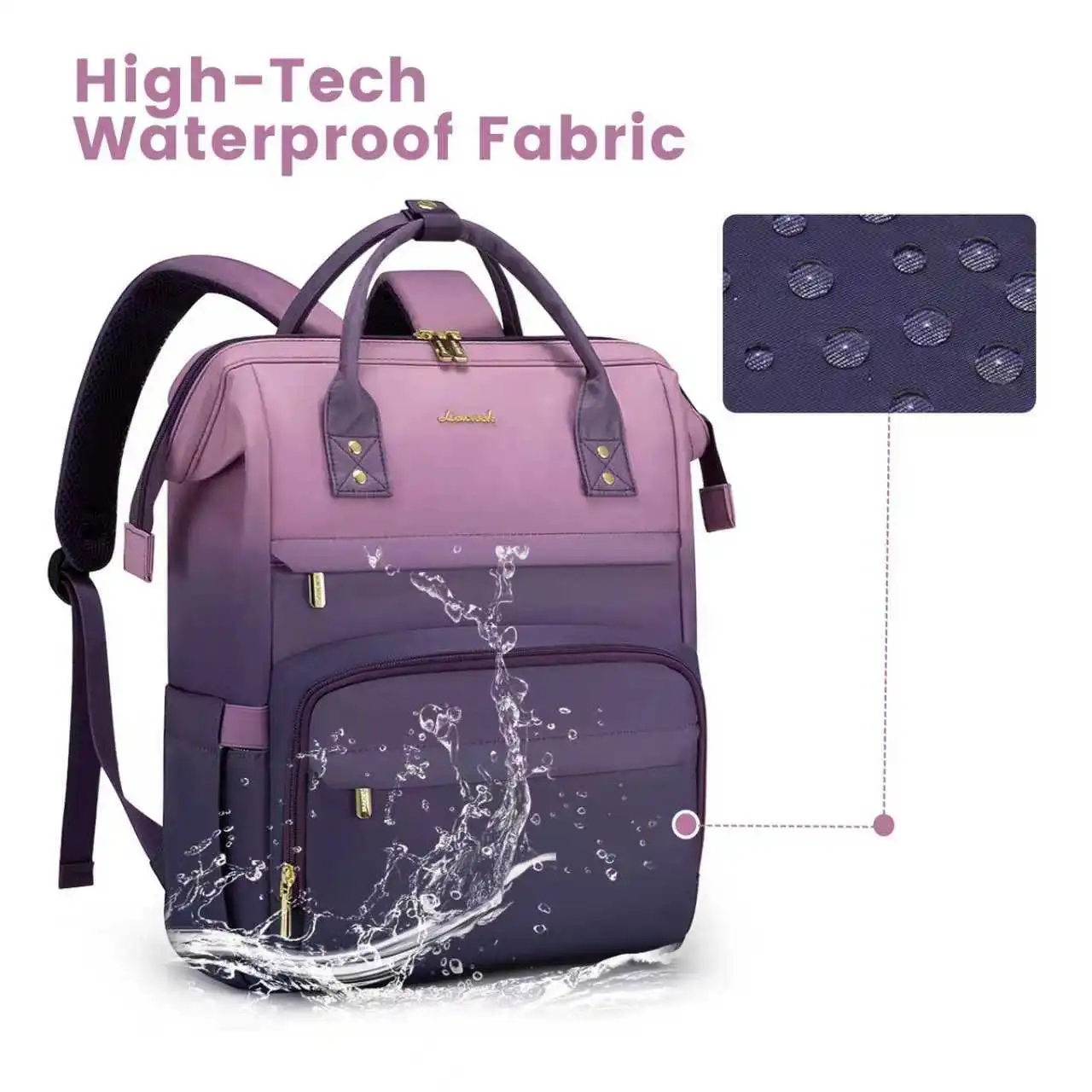 Γυναικείο Σακίδιο Φορητού Υπολογιστή Lovevook 15,6'' MB2197 pink/purple