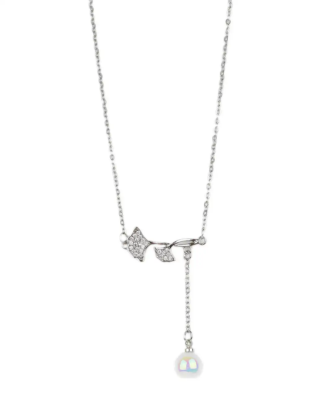 Αλυσίδα λαιμού με σχέδια DJ-030 – Ασημί Αλυσίδα λαιμού με σχέδια DJ-030 – Ασημί