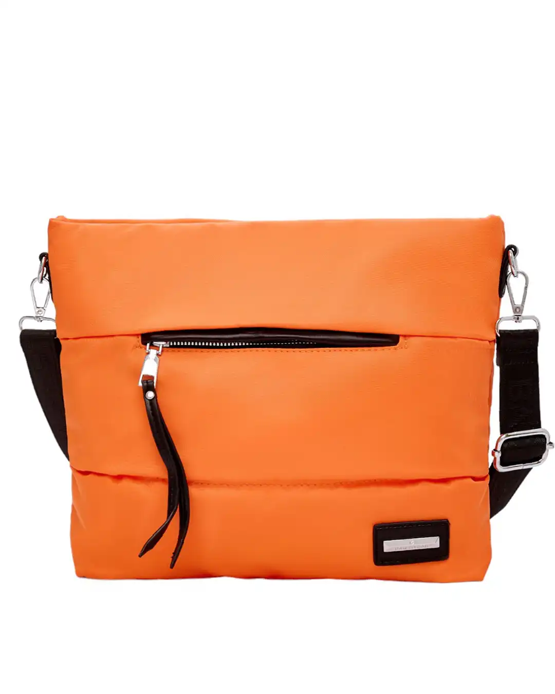 Τσάντα ώμου-χιαστί με αδιάβροχο ύφασμα-KX2236 – Πορτοκαλί