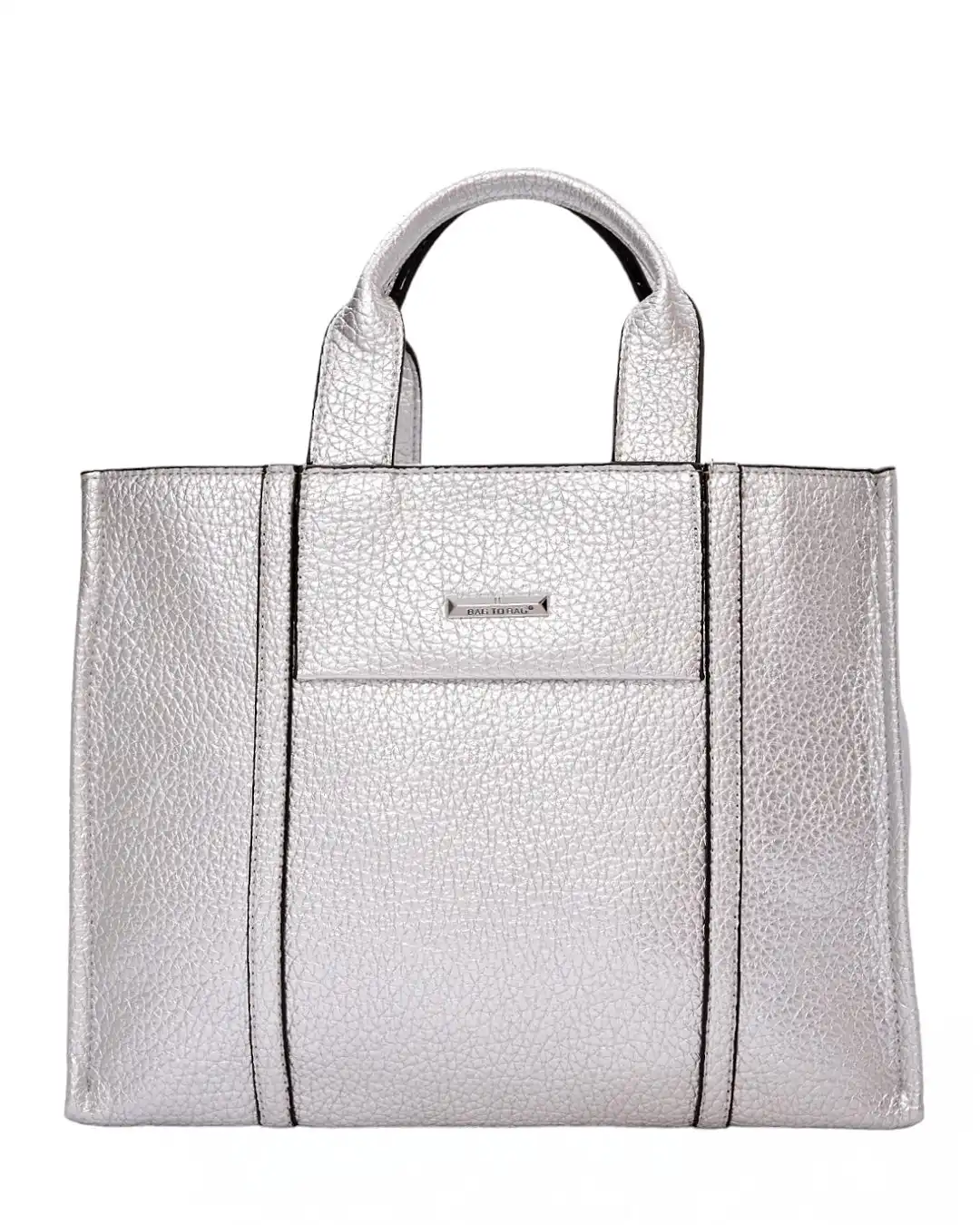 Τσάντα χειρός P-6115 – Ασημί