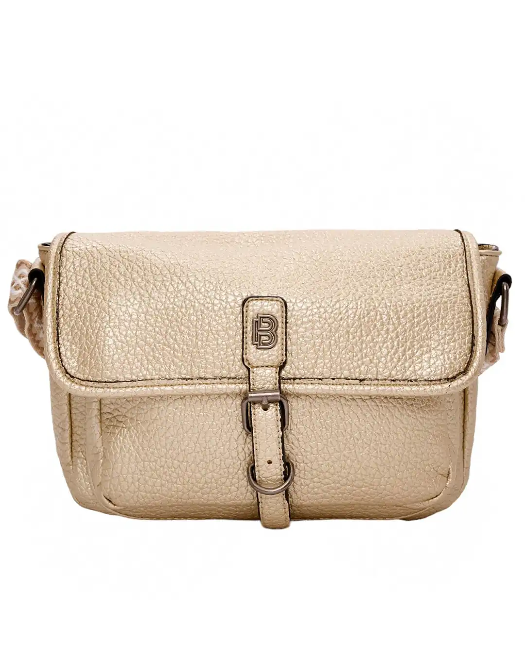 Τσάντα χιαστή P-6118 – Χρυσό