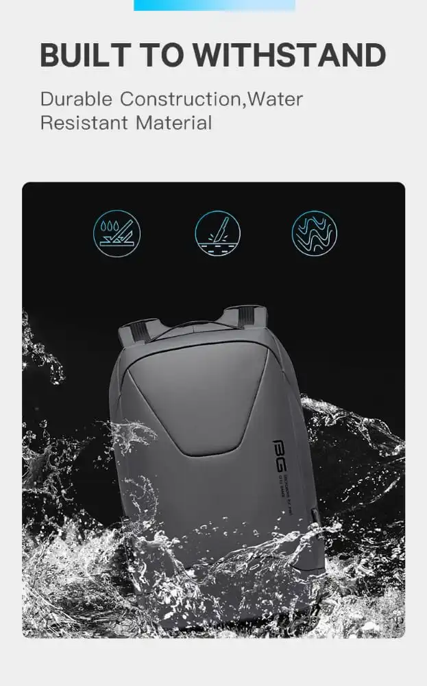 Σακίδιο πλάτης 21L Laptop 15,6” Bange 22188 μαύρο