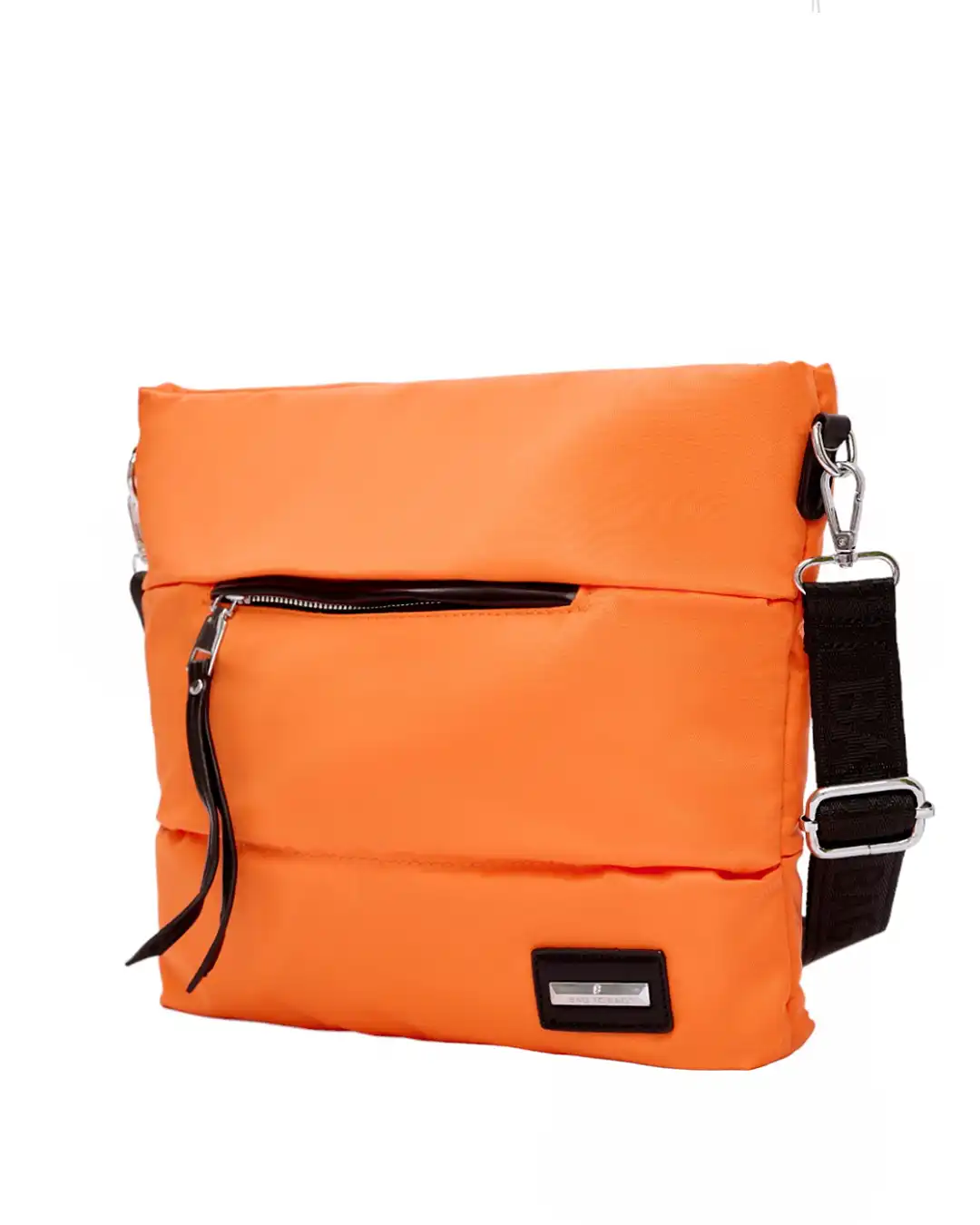 Τσάντα ώμου-χιαστί με αδιάβροχο ύφασμα-KX2236 – Πορτοκαλί
