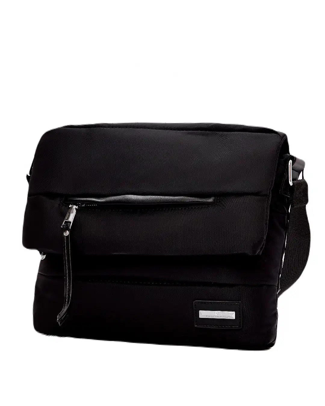 Τσάντα χιαστι με αδιάβροχο ύφασμα-KX2235 – Μαύρο