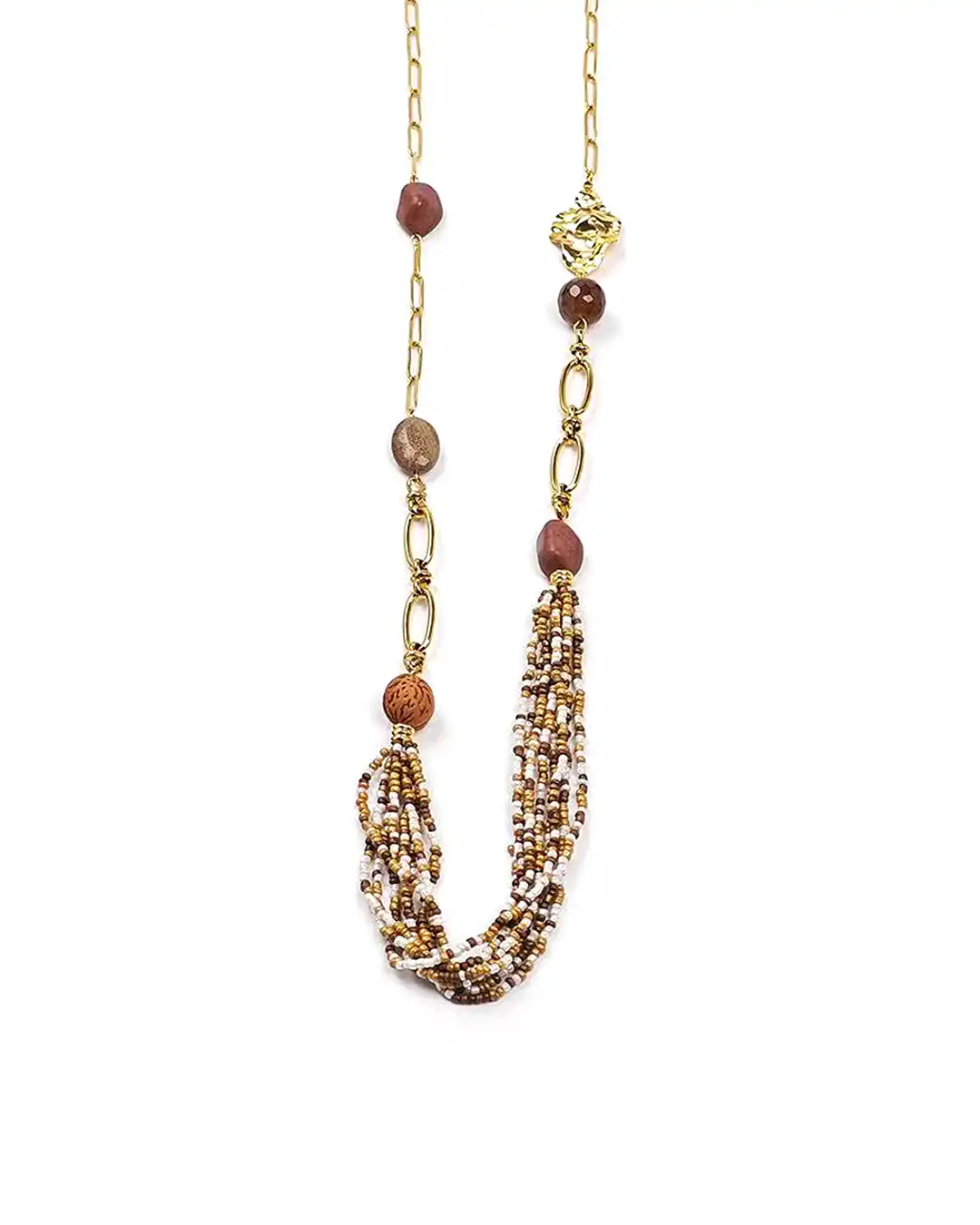 Κρεμαστό λαιμού HZM-K093 – Καφέ Κρεμαστό λαιμού HZM-K093 – Καφέ