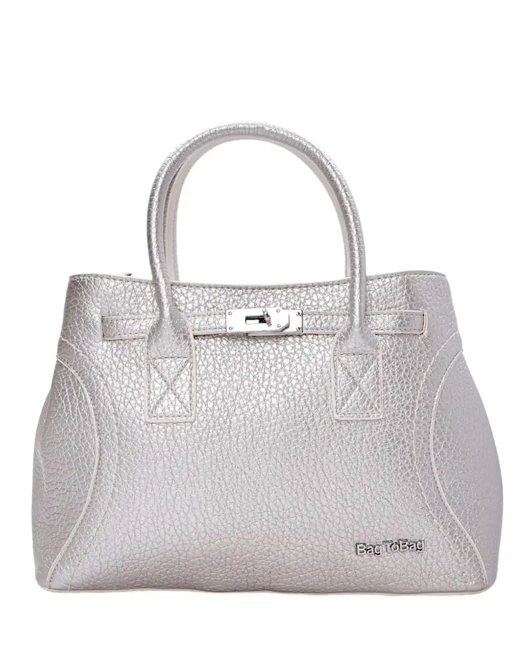 Τσάντα χειρός KX2317 – Ασημί