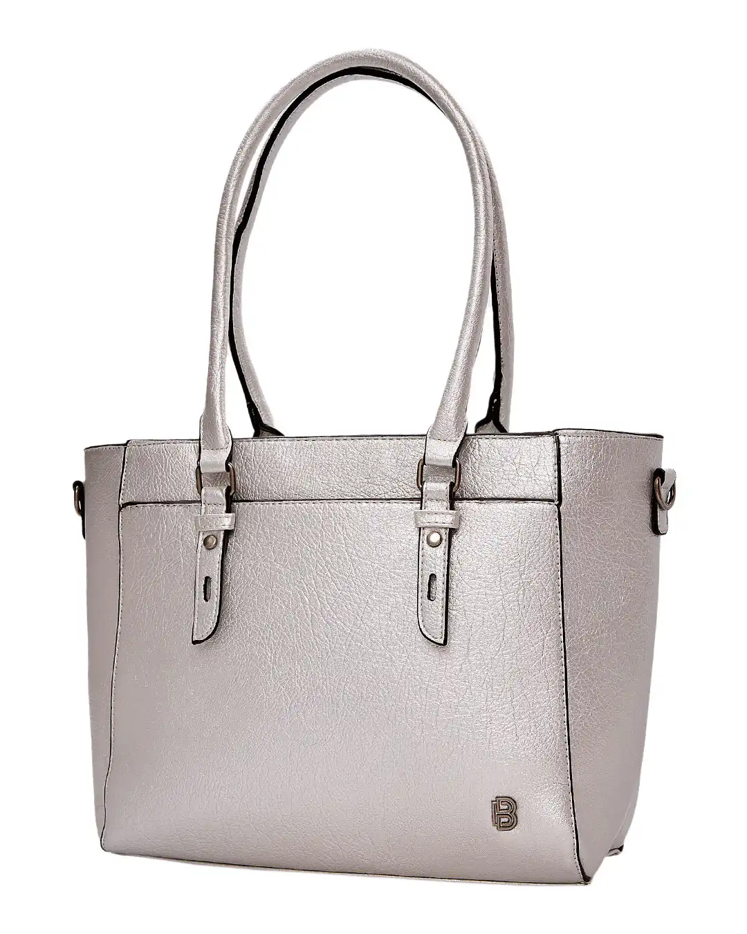 Τσάντα ώμου QR-23955 – Ασημί