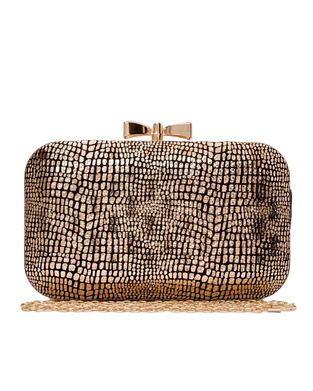 Τσάντα φάκελος clutch -JH-21990 - Χρυσό