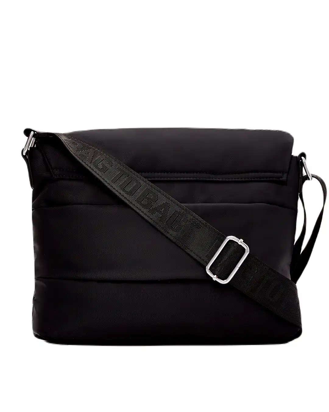 Τσάντα χιαστι με αδιάβροχο ύφασμα-KX2235 - Μαύρο