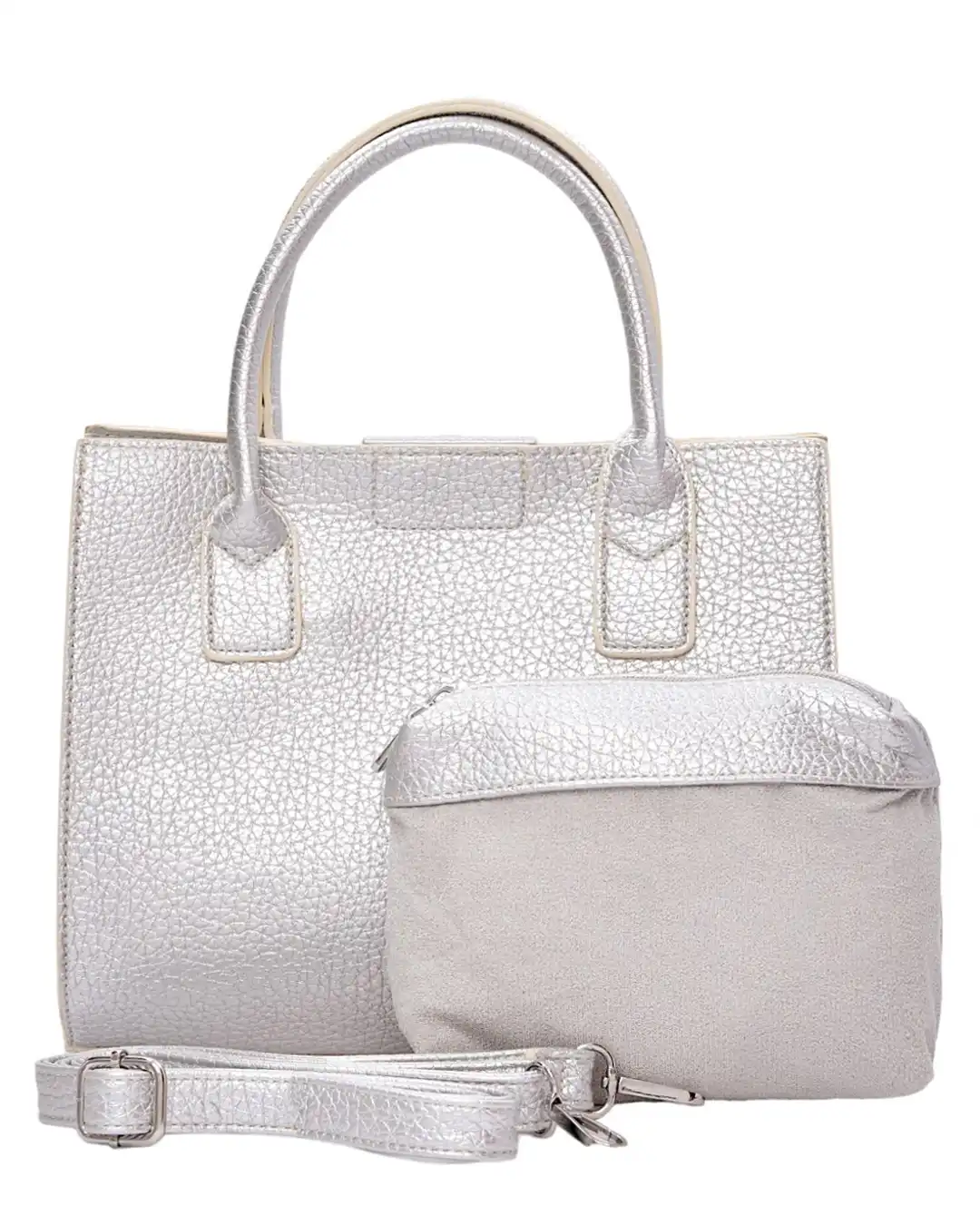 Τσάντα χειρός BY-31424 - Ασημί