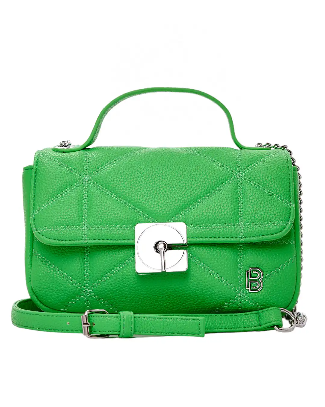 Τσάντα χιαστί με αλυσίδα-SW8951 – Πράσινο