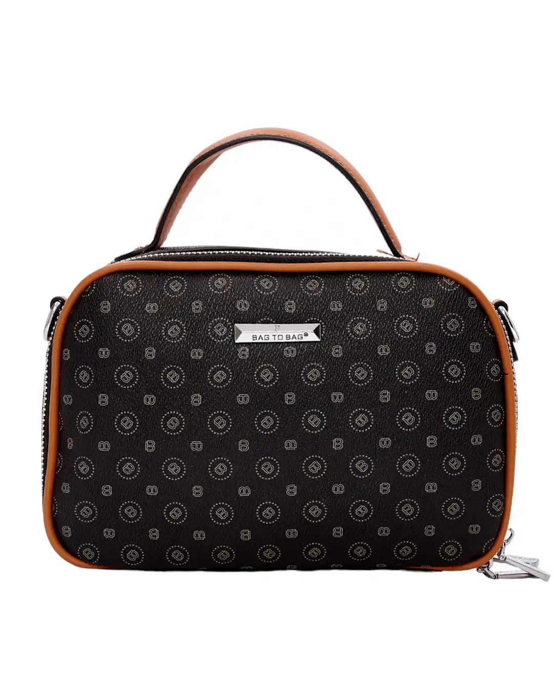 Τσάντα χειρός YR3501 – Μαύρο/Μπέζ