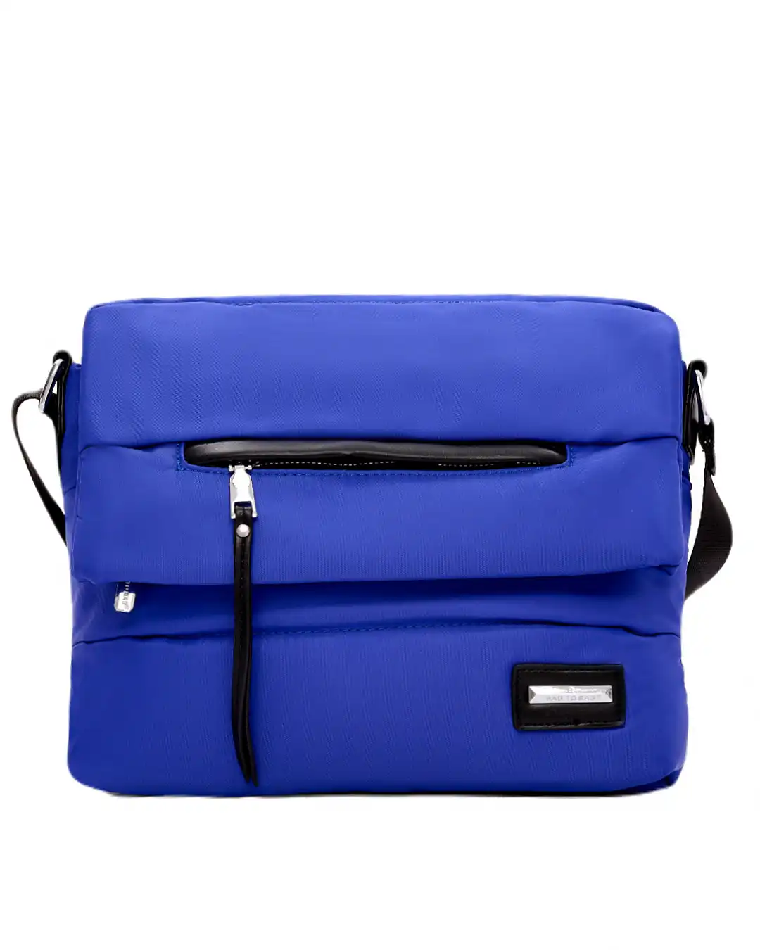 Τσάντα χιαστι με αδιάβροχο ύφασμα-KX2235 – Μπλέ