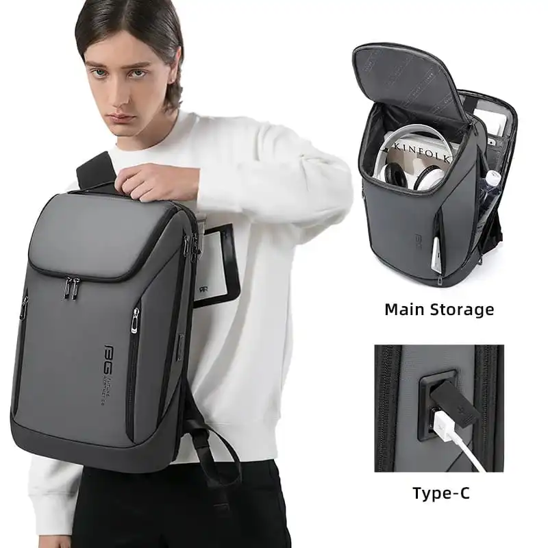 Σακίδιο πλάτης 24L Laptop 15,6” Bange 2517 γκρί Σακίδιο πλάτης 24L Laptop 15,6” Bange 2517 γκρί