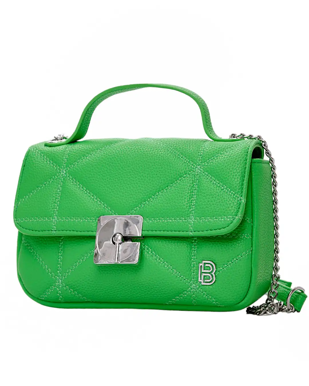 Τσάντα χιαστί με αλυσίδα-SW8951 – Πράσινο