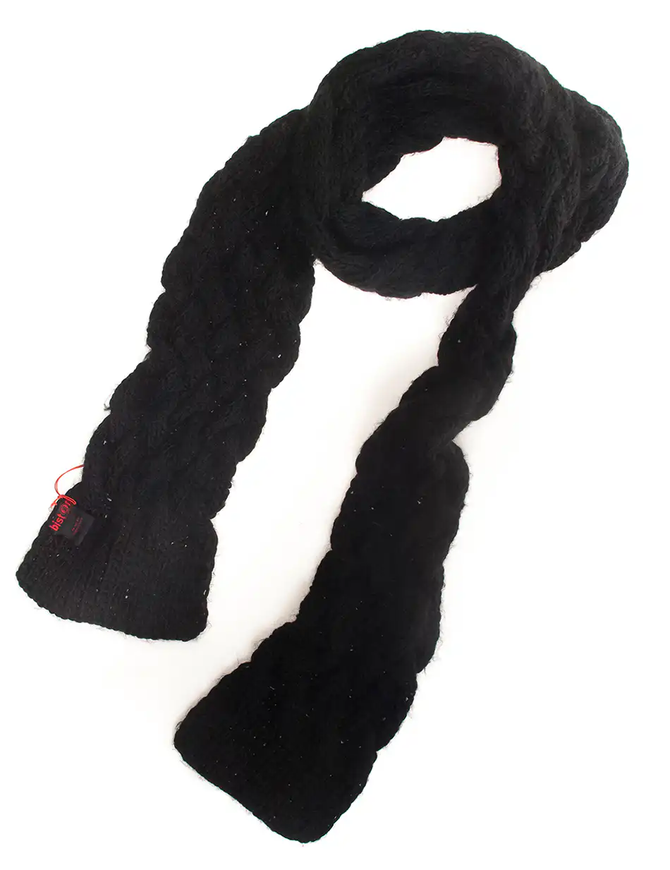 B' Κασκόλ 26-501-012 BLACK