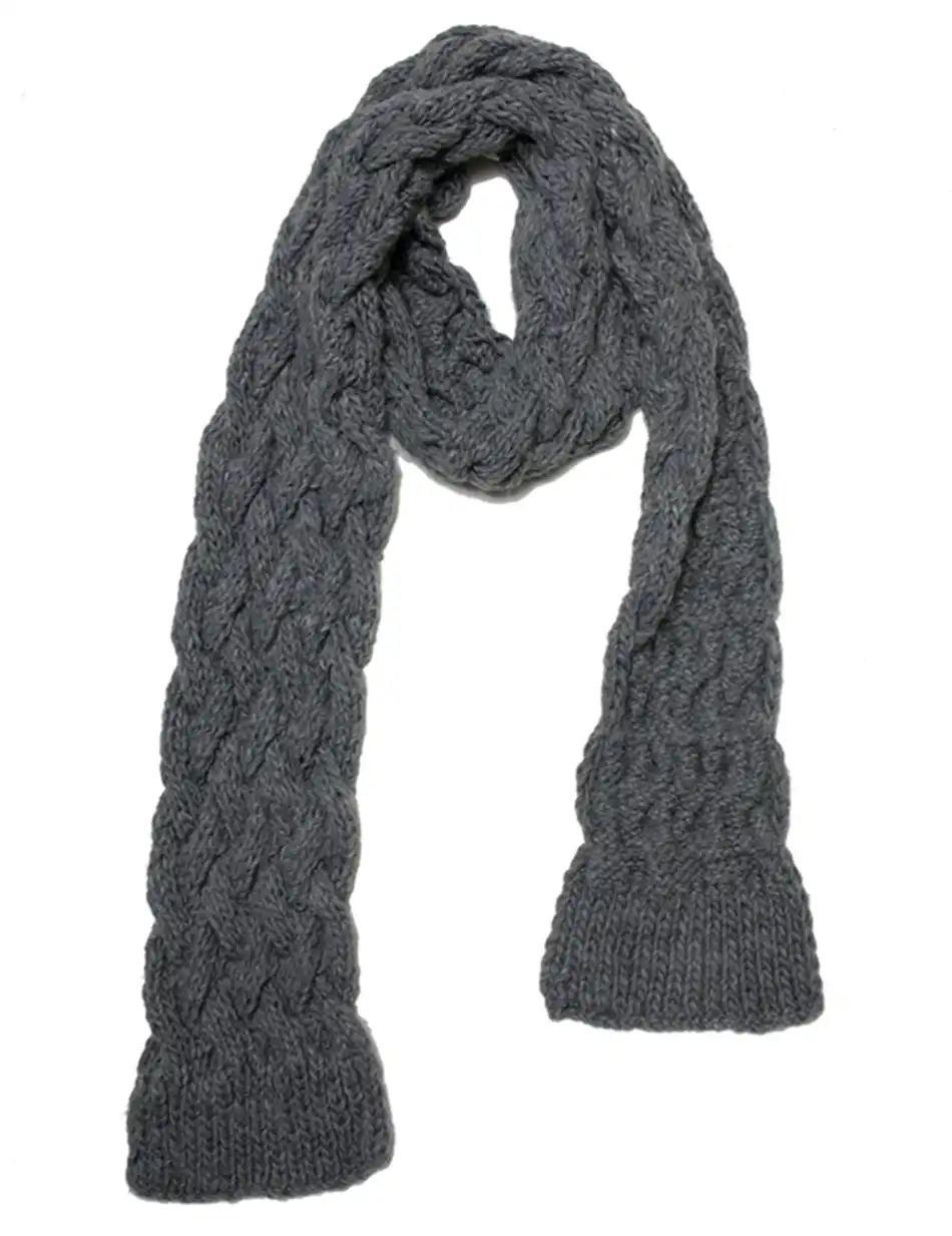 B' Κασκόλ 26-501-012 DK GREY