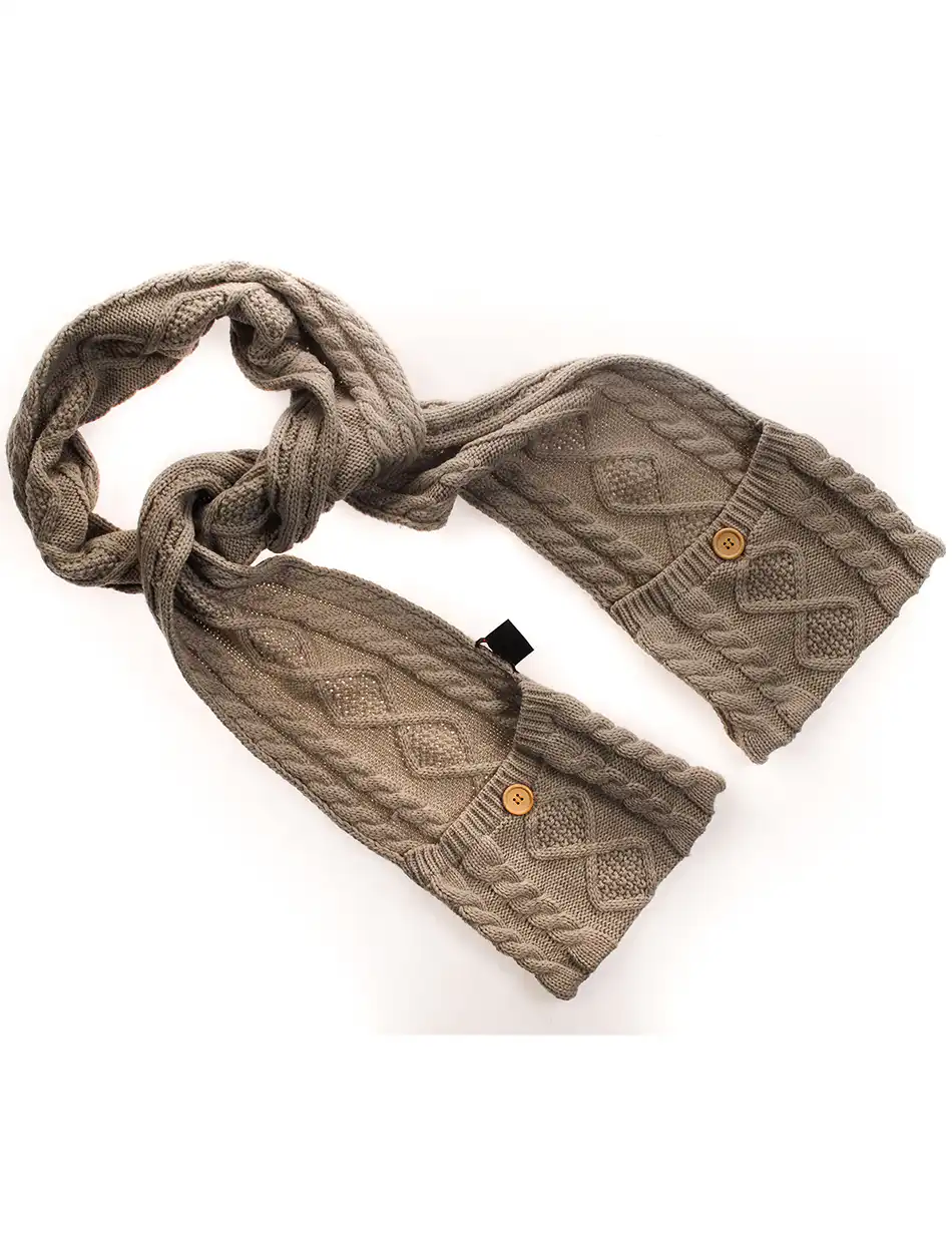 B' Κασκόλ 26-501-013 LT BEIGE