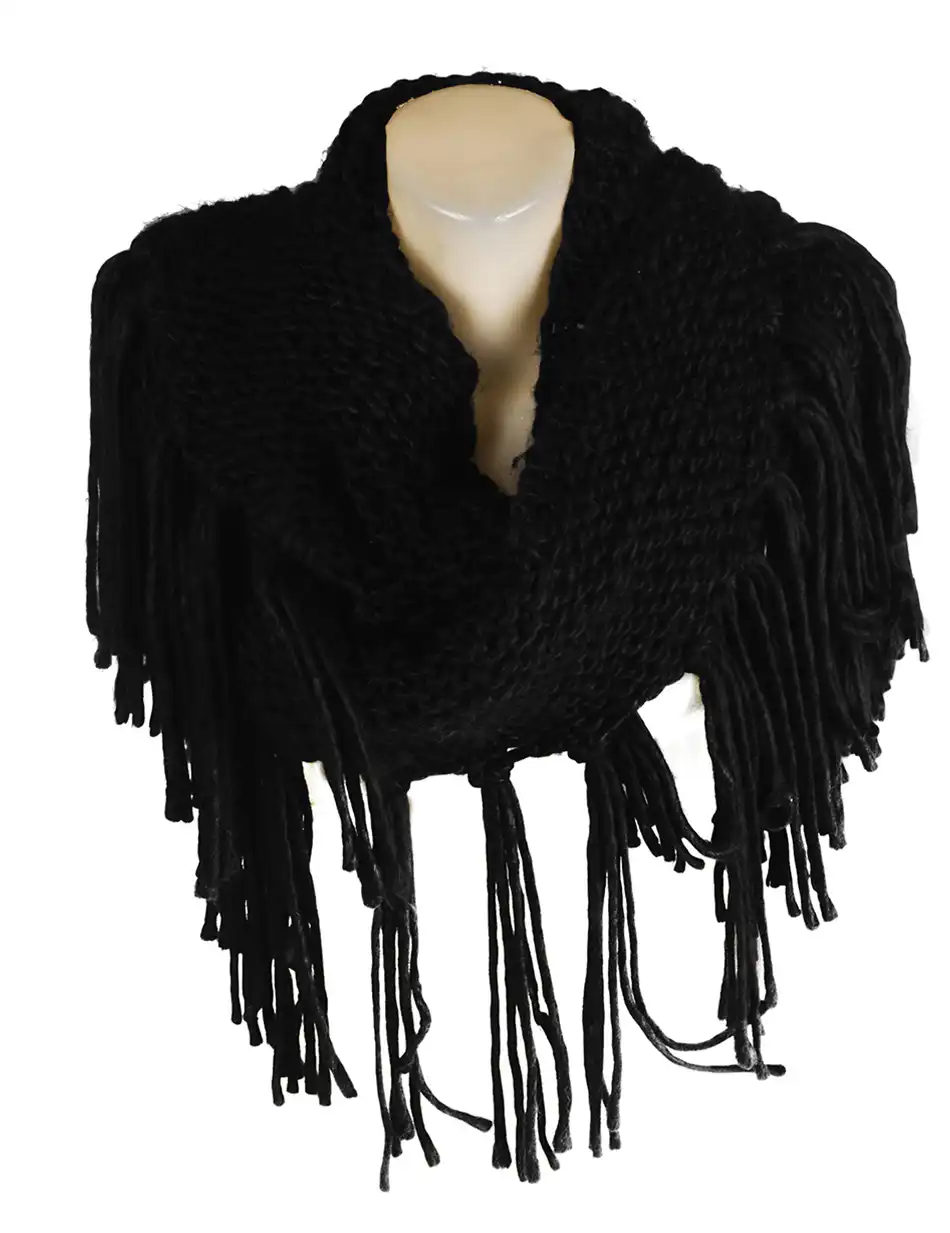 B' Κασκόλ 26-501-025 BLACK