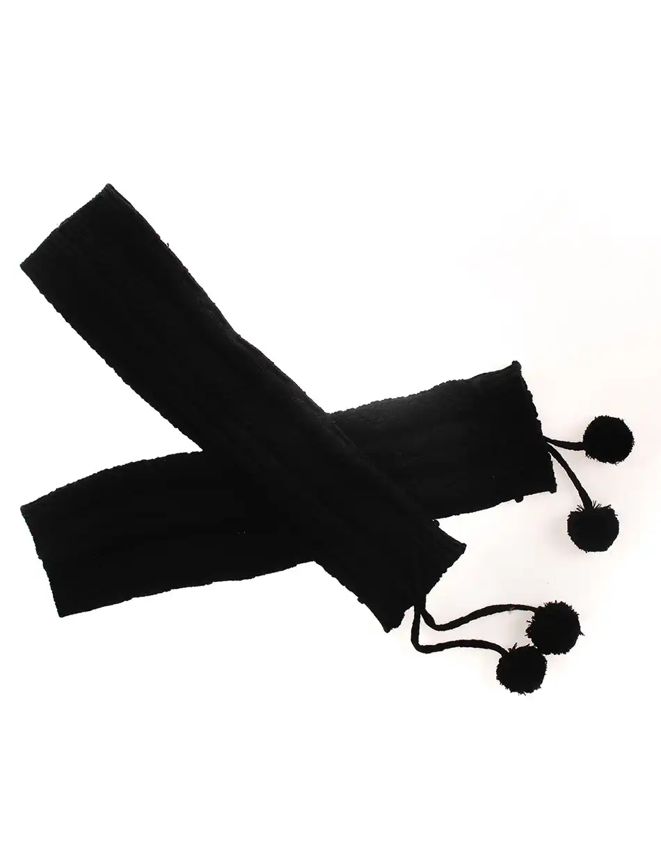 Biston fashion γάντια μανίκια 26-701-001 BLACK