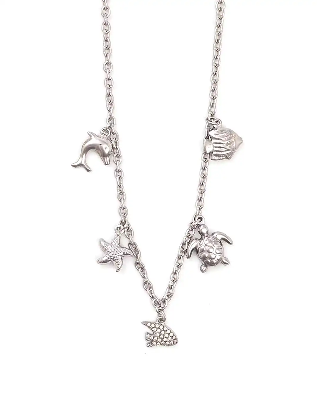 Κρεμαστό λαιμού με διακοσμητικό ψαρακι AA-K270 – Ασημί Κρεμαστό λαιμού με διακοσμητικό ψαρακι AA-K270 – Ασημί