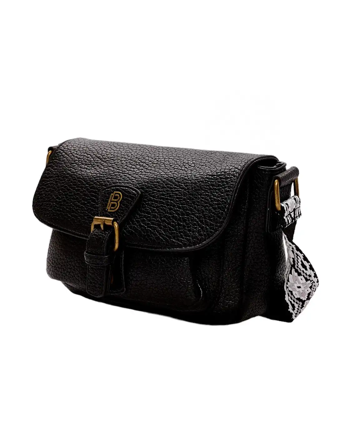 Τσάντα χιαστή P-6118 – Μαύρο