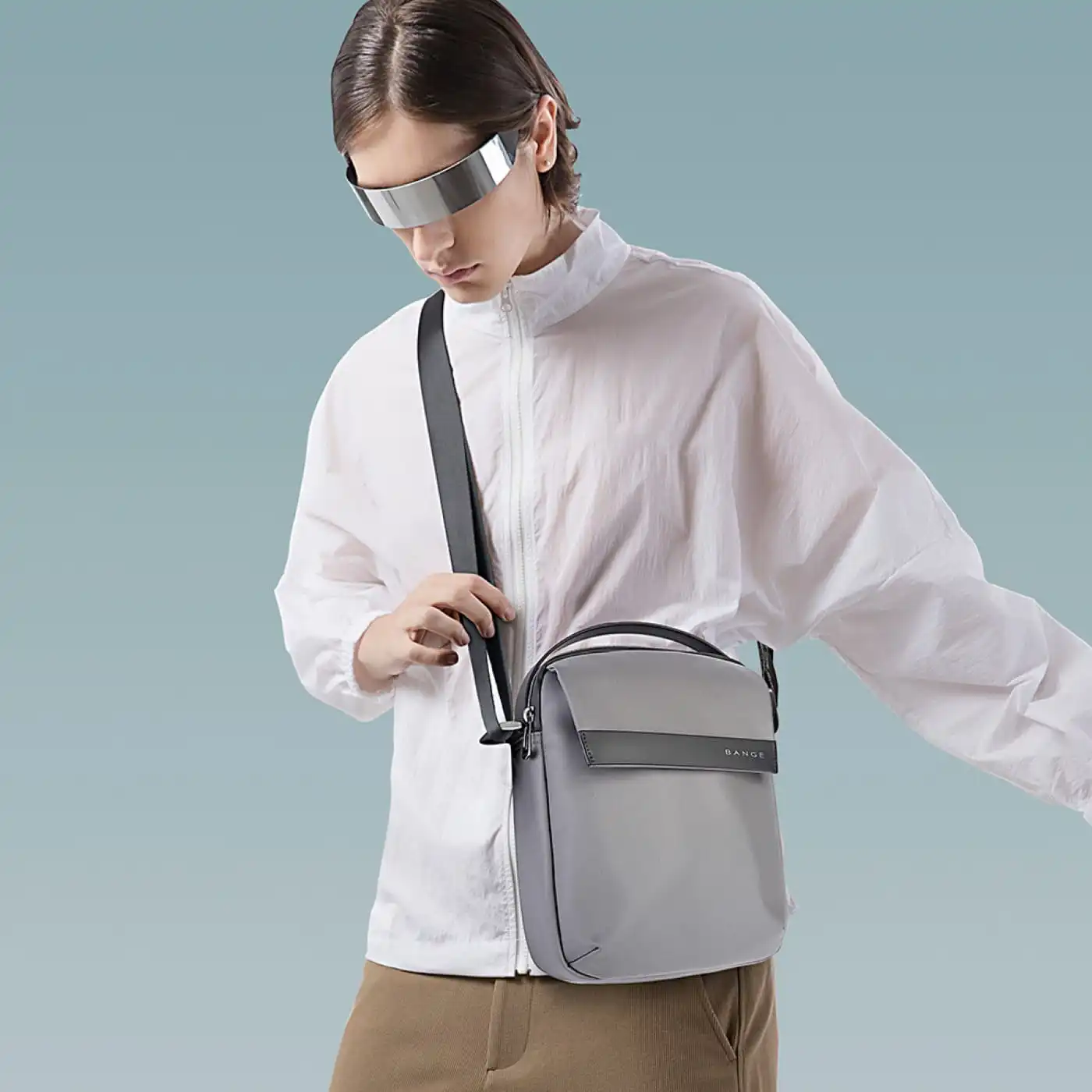 Τσαντάκι ώμου χιαστί Bange 2875 γκρί Τσαντάκι ώμου χιαστί Bange 2875 γκρί