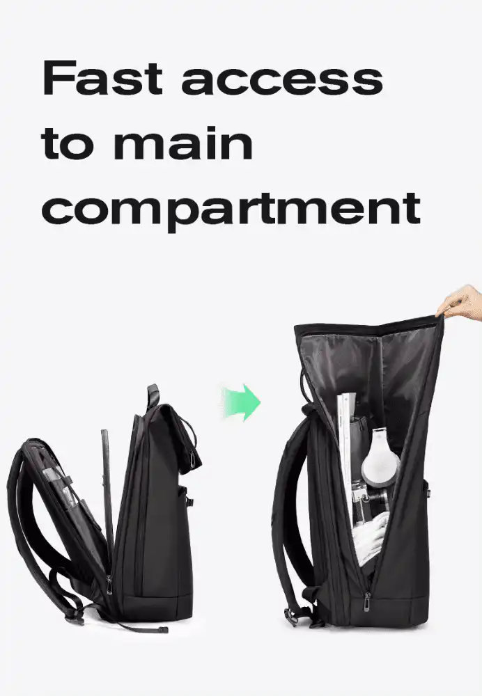 Σακίδιο πλάτης 24L Laptop 15,6” Bange 2888 μαύρο Σακίδιο πλάτης 24L Laptop 15,6” Bange 2888 μαύρο