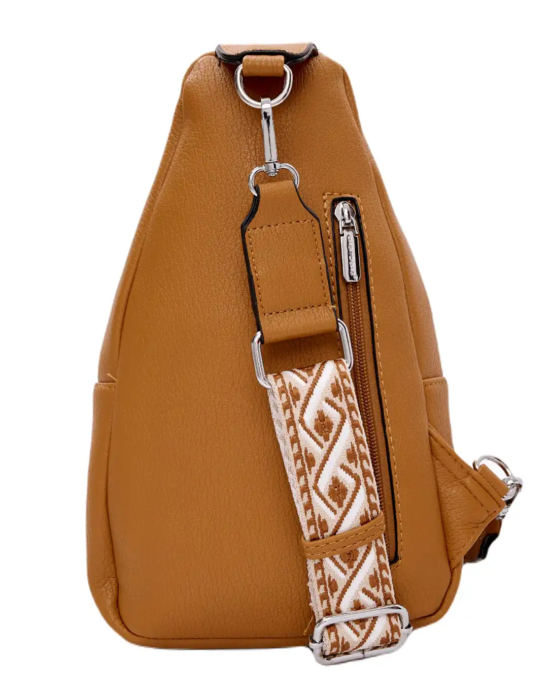 Τσαντάκι χιαστί QR-23971 - Κάμελ