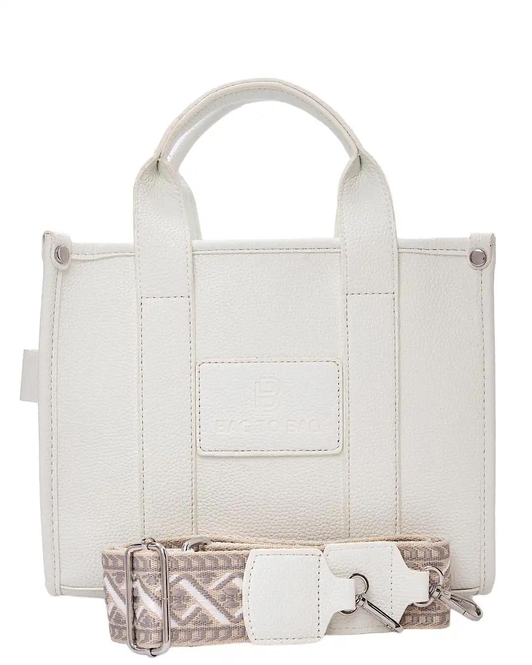 Τσάντα χειρός SW8935 - Ασπρο