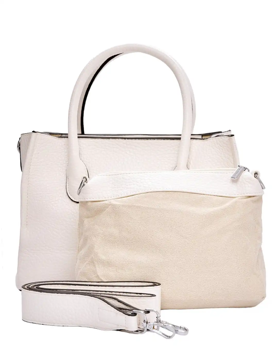 Τσάντα χειρός KX2309 - Ασπρο