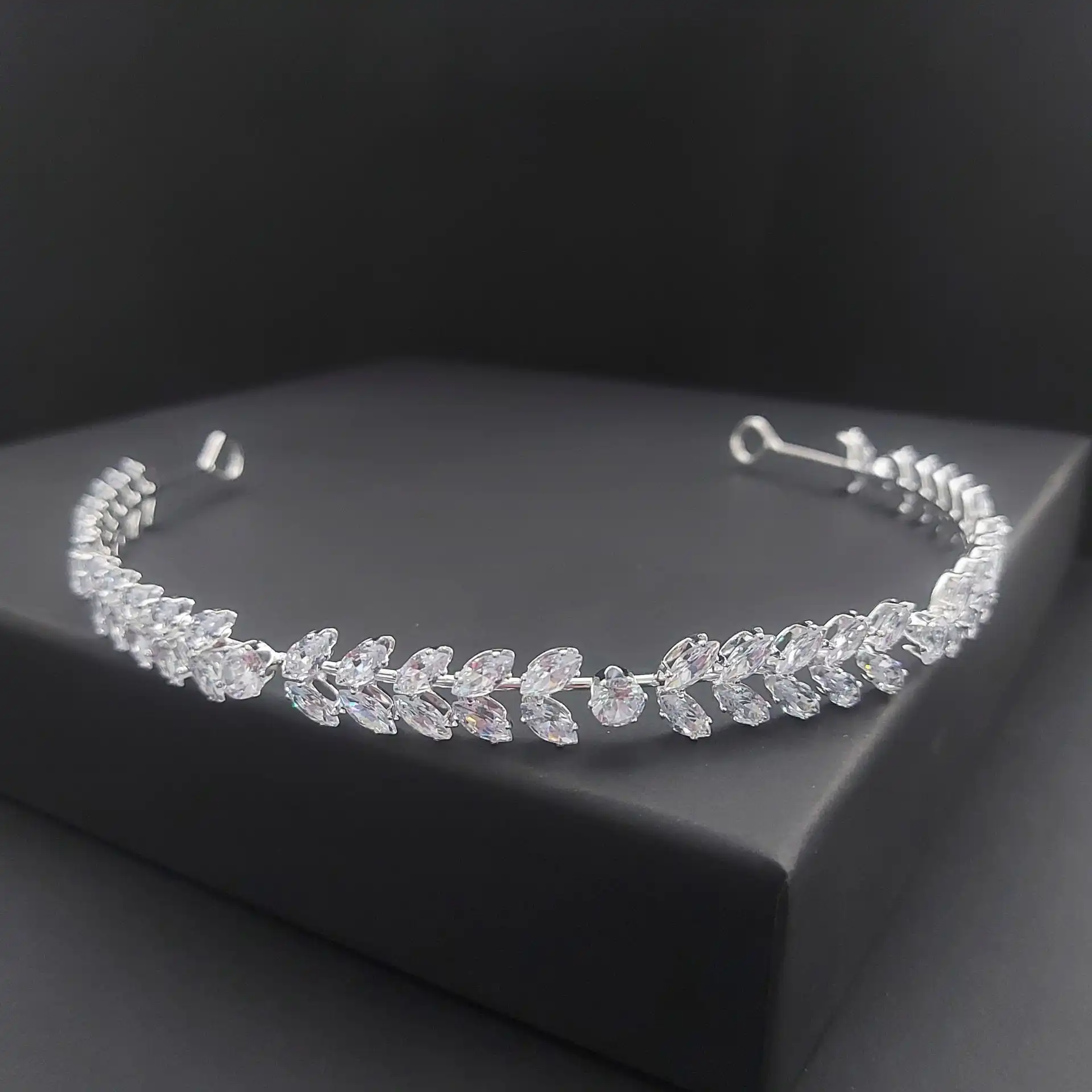 Νυφικό headpiece Zircon 1.2 cm