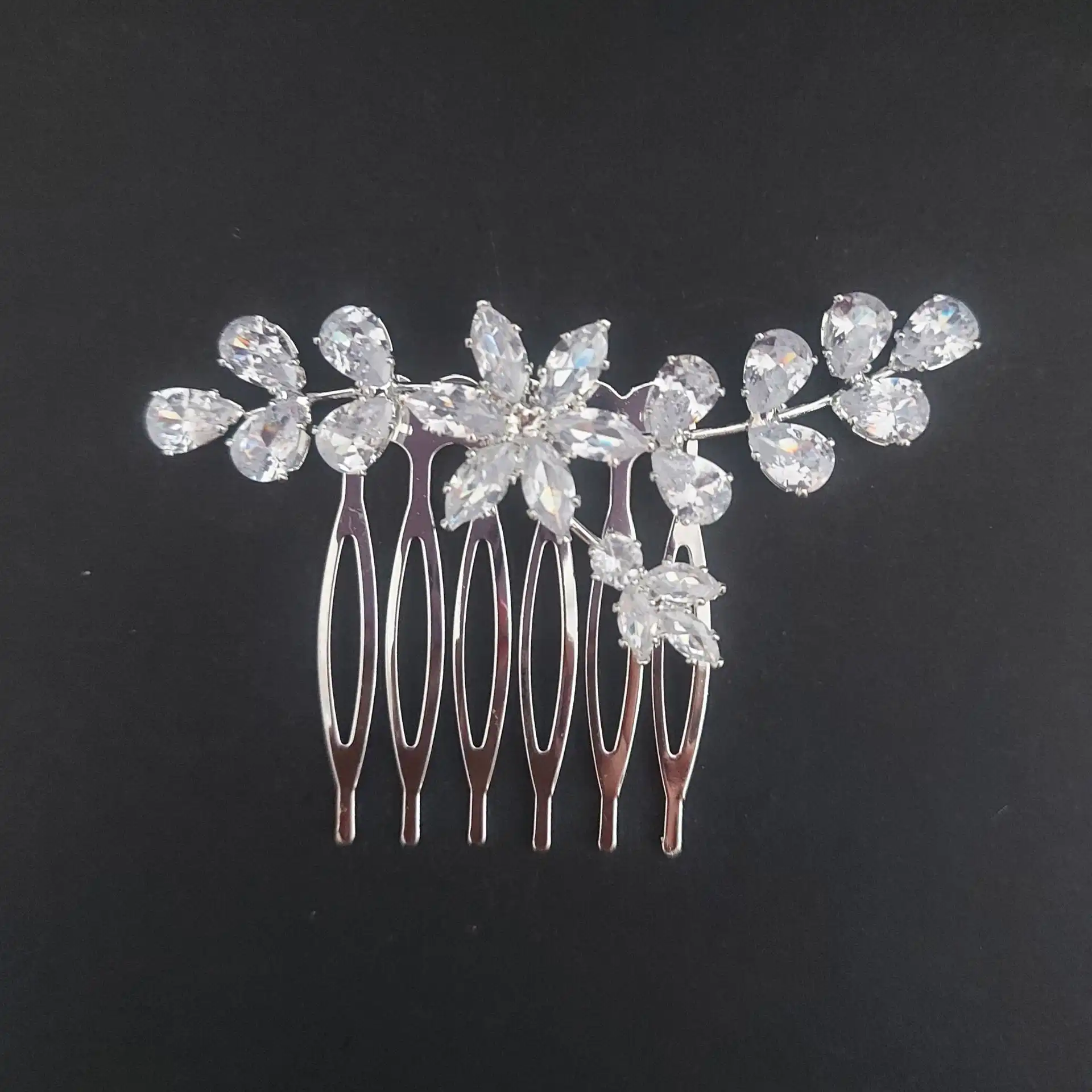 Νυφικό χτενάκι μαλλιών Zircon 3/6.5 cm