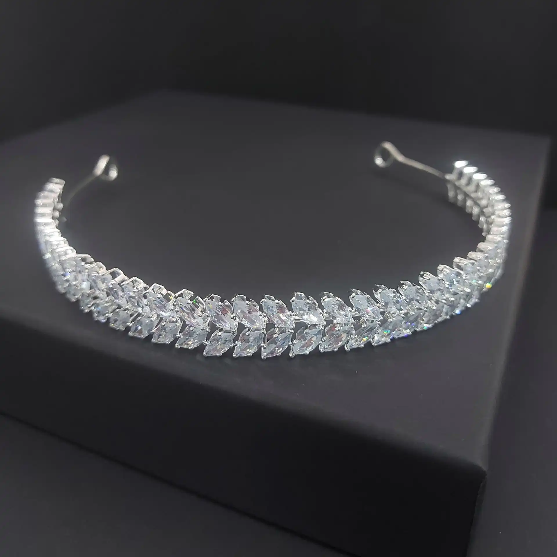 Νυφικό headpiece Zircon 1.2 cm
