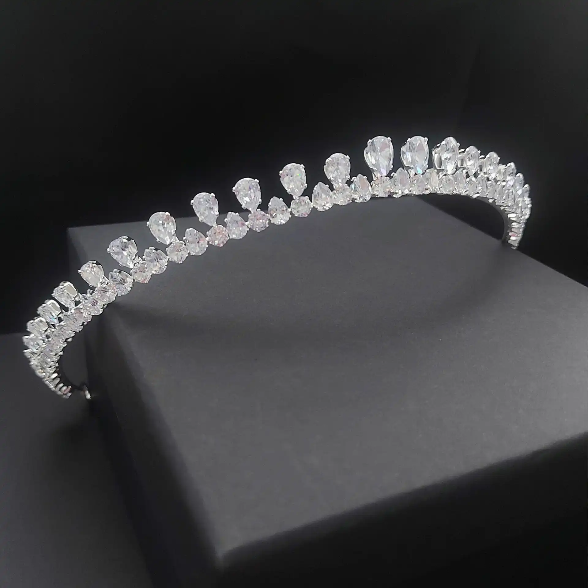 Νυφικό headpiece Zircon 1.5 cm
