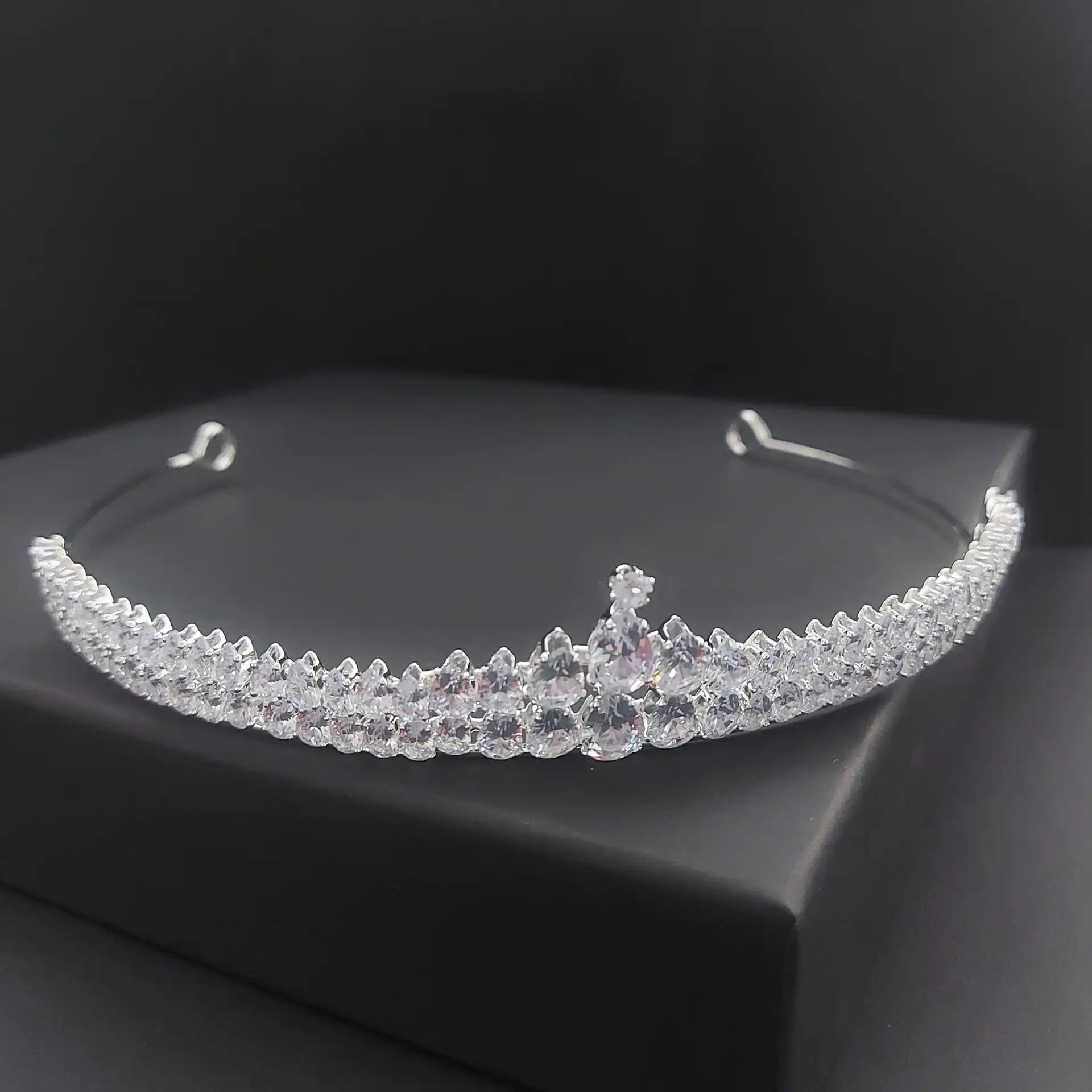 Νυφικό headpiece Zircon 2 cm