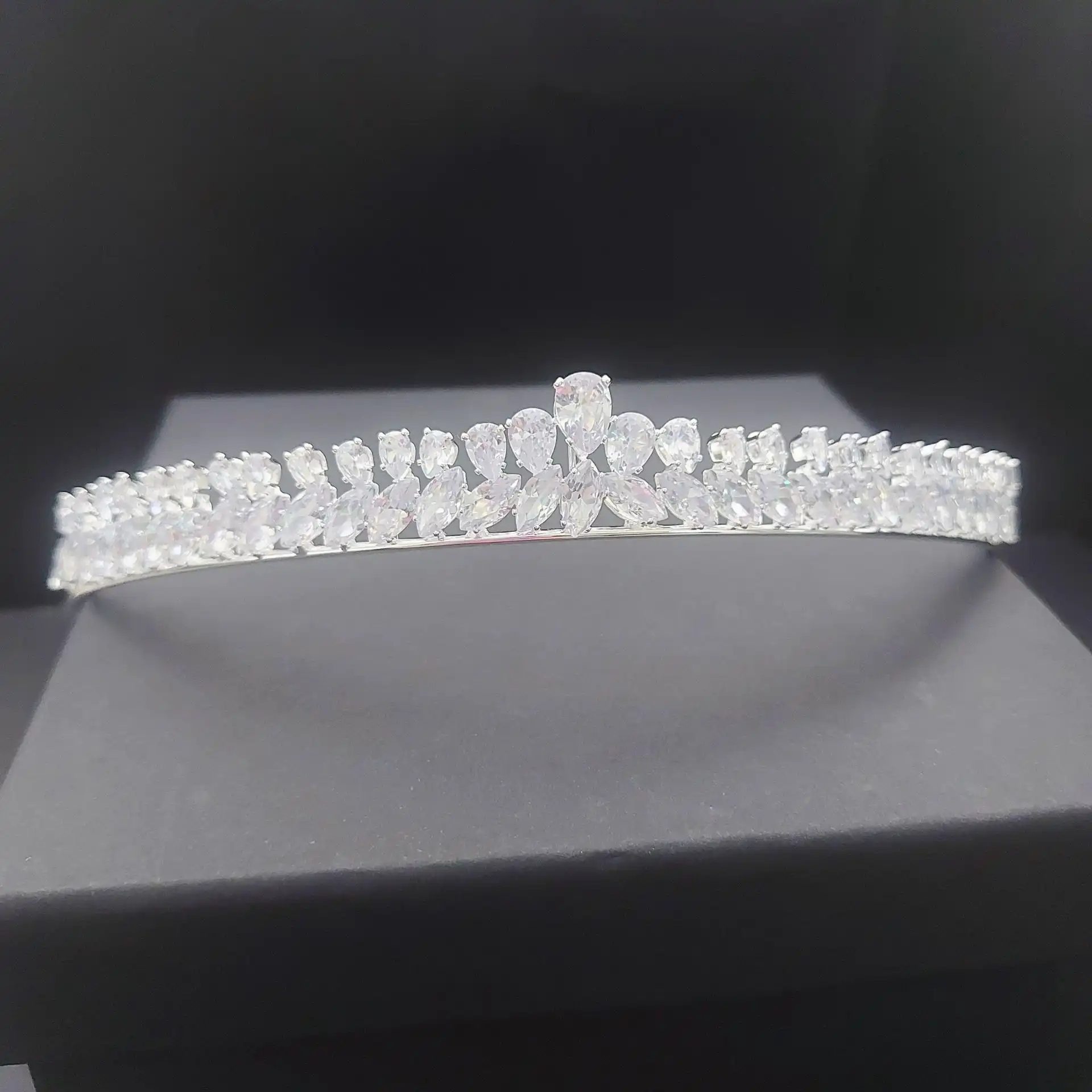 Νυφικό headpiece Zircon 2 cm