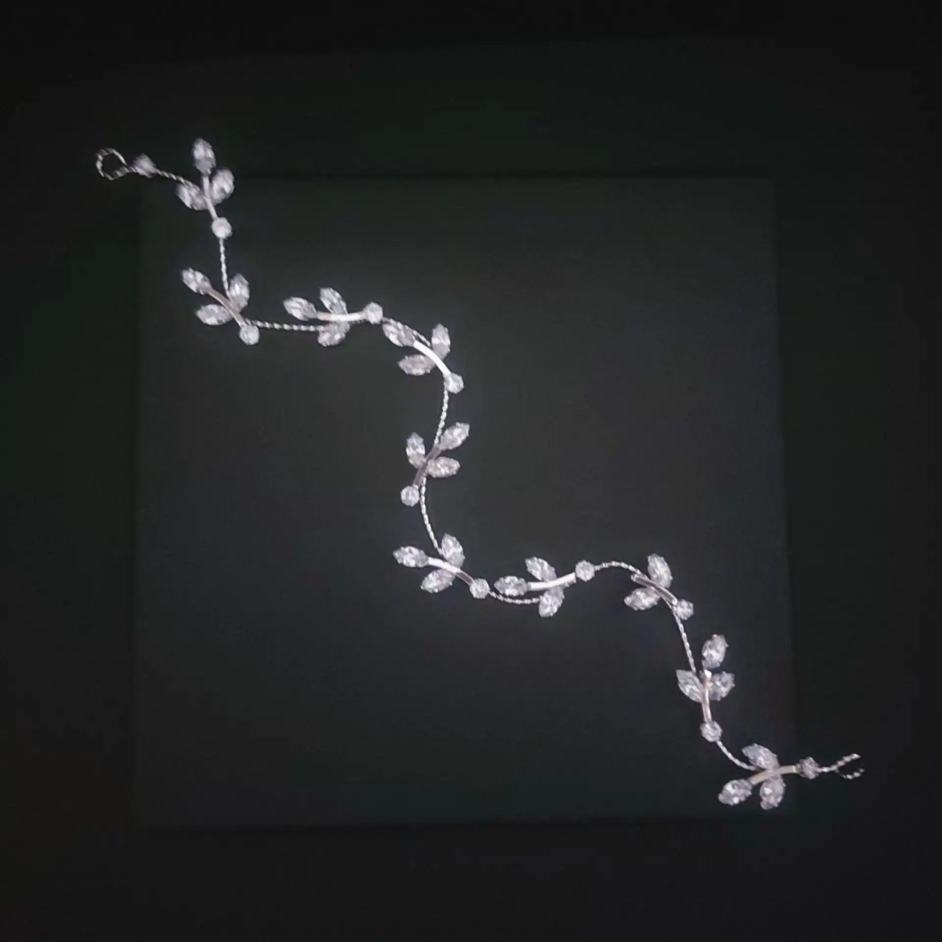 Νυφικό headpiece Zircon 28 cm Νυφικό headpiece Zircon 28 cm