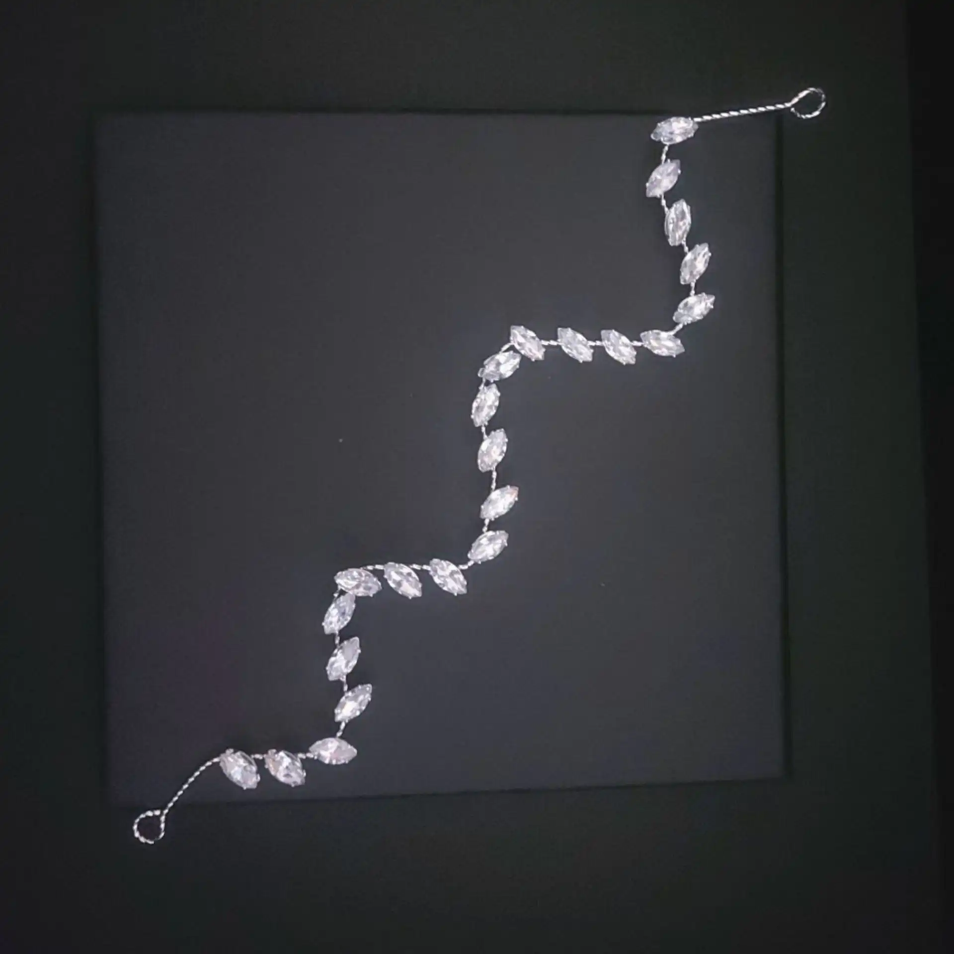 Νυφικό headpiece Zircon 28 cm Νυφικό headpiece Zircon 28 cm