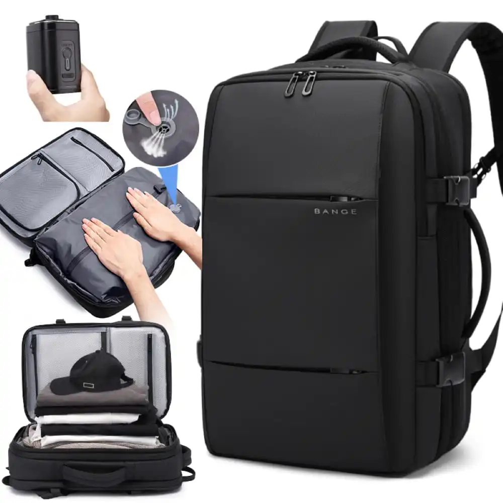 Σακίδιο πλάτης vacuum 36L Laptop 17,3” Bange 3028 μαύρο