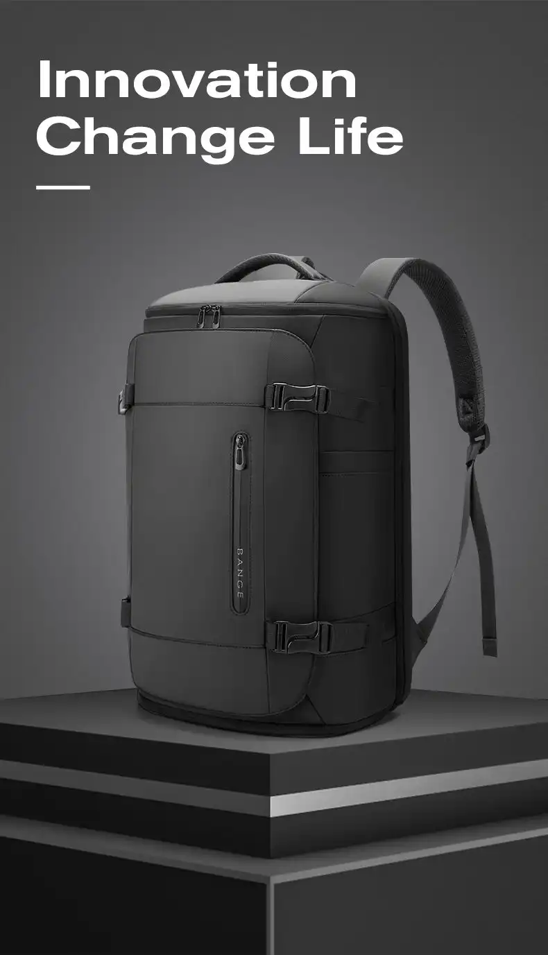 Σακίδιο πλάτης Ταξιδιού Bange 3029 μαύρο