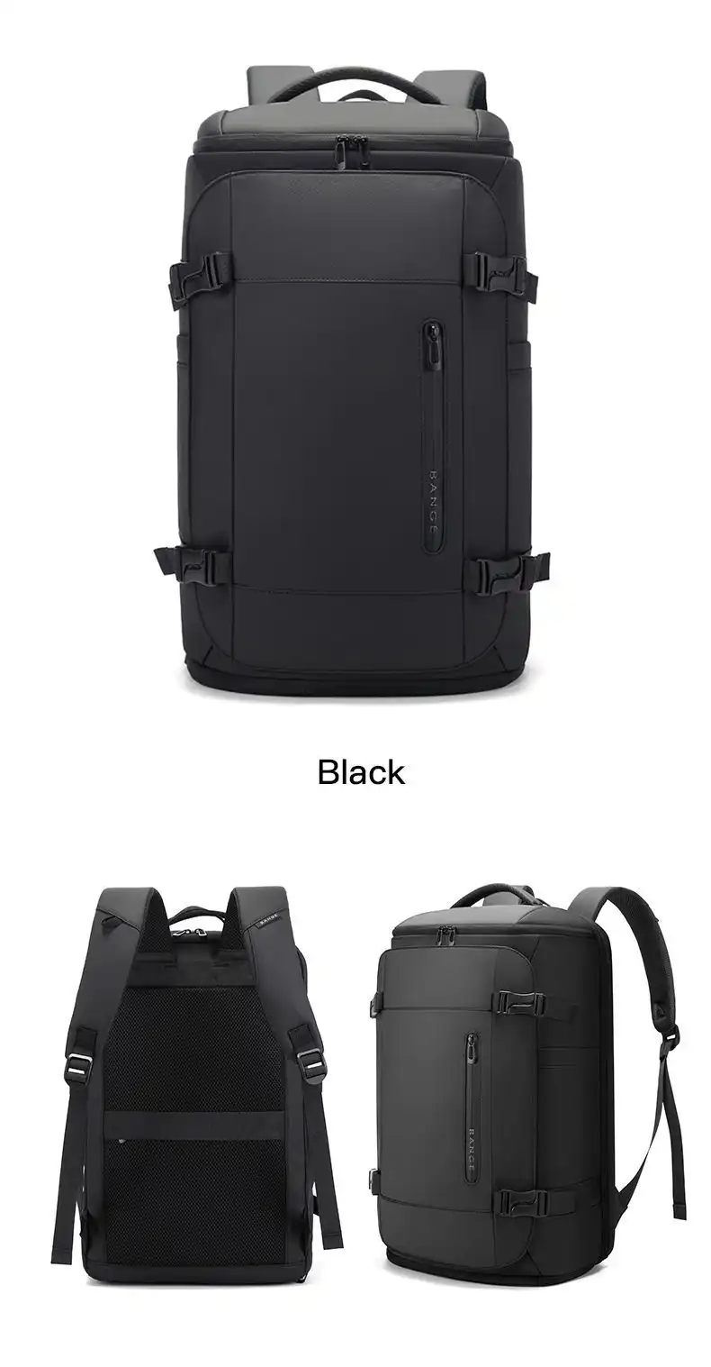 Σακίδιο πλάτης Ταξιδιού Bange 3029 μαύρο