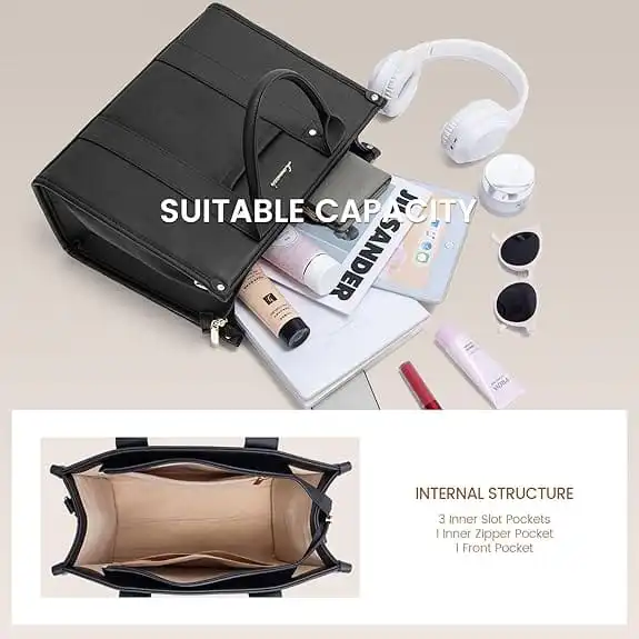 Γυναικεία τσάντα ώμου φορητού υπολογιστή Lovevook 13'' WB3084 black